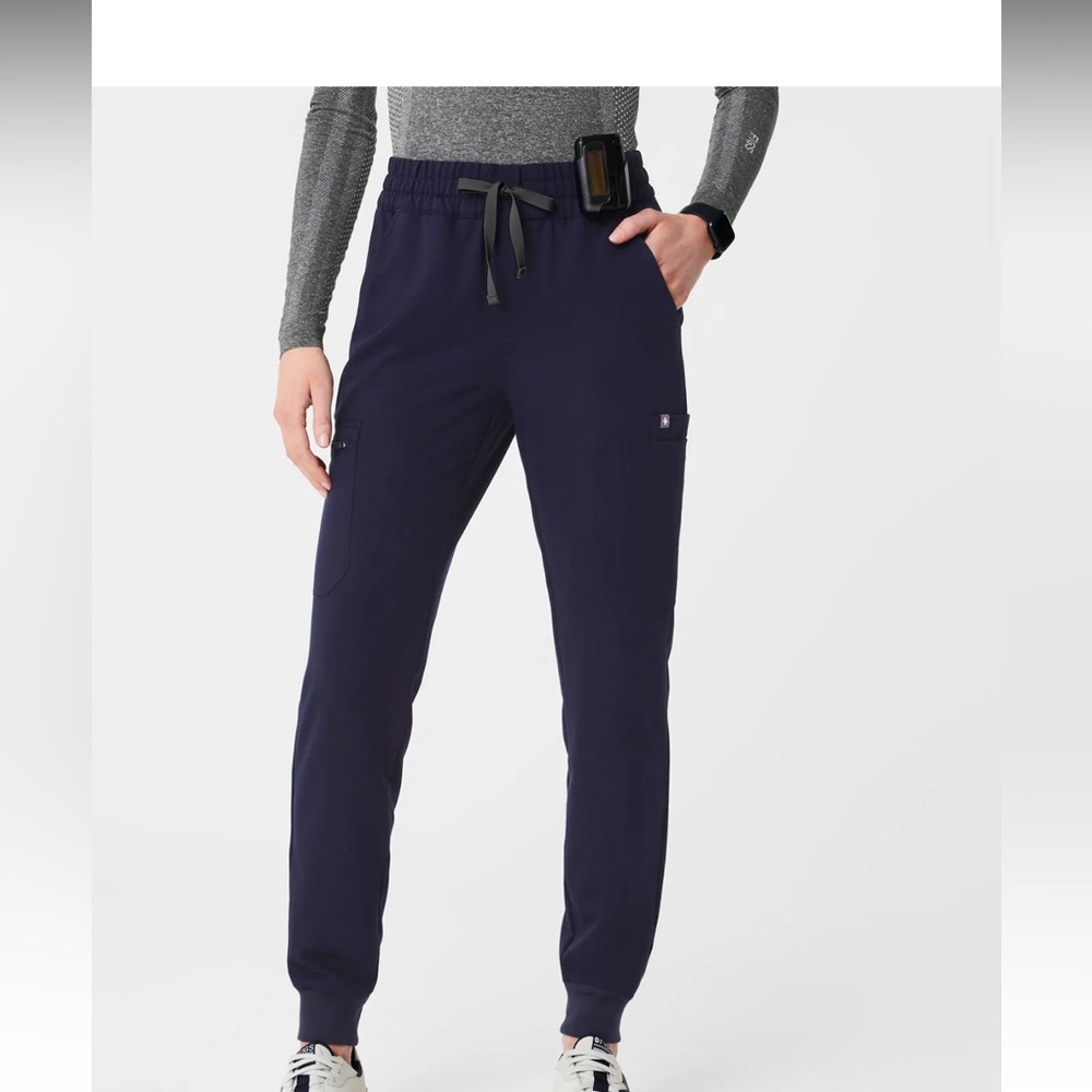 Navy Uman Relaxed - Jogger Scrub Pants